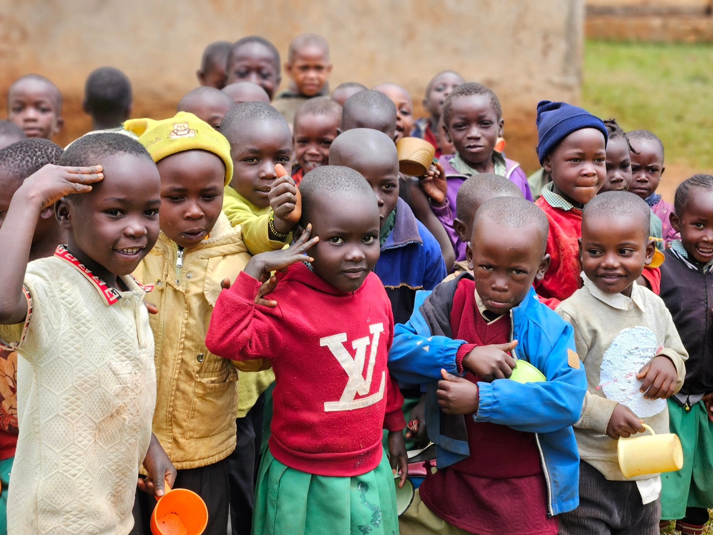 Happy pupils